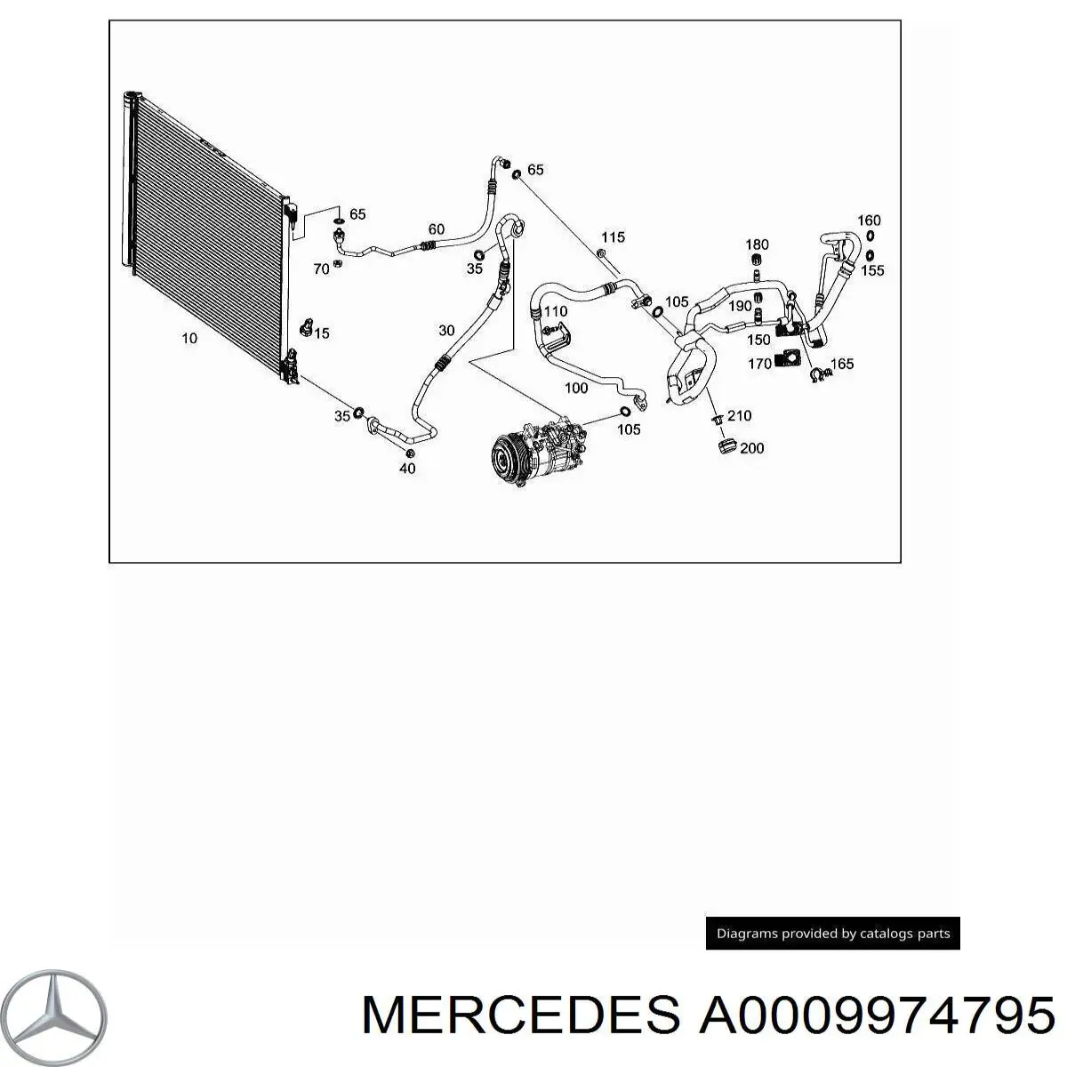 A0009974795 Mercedes 