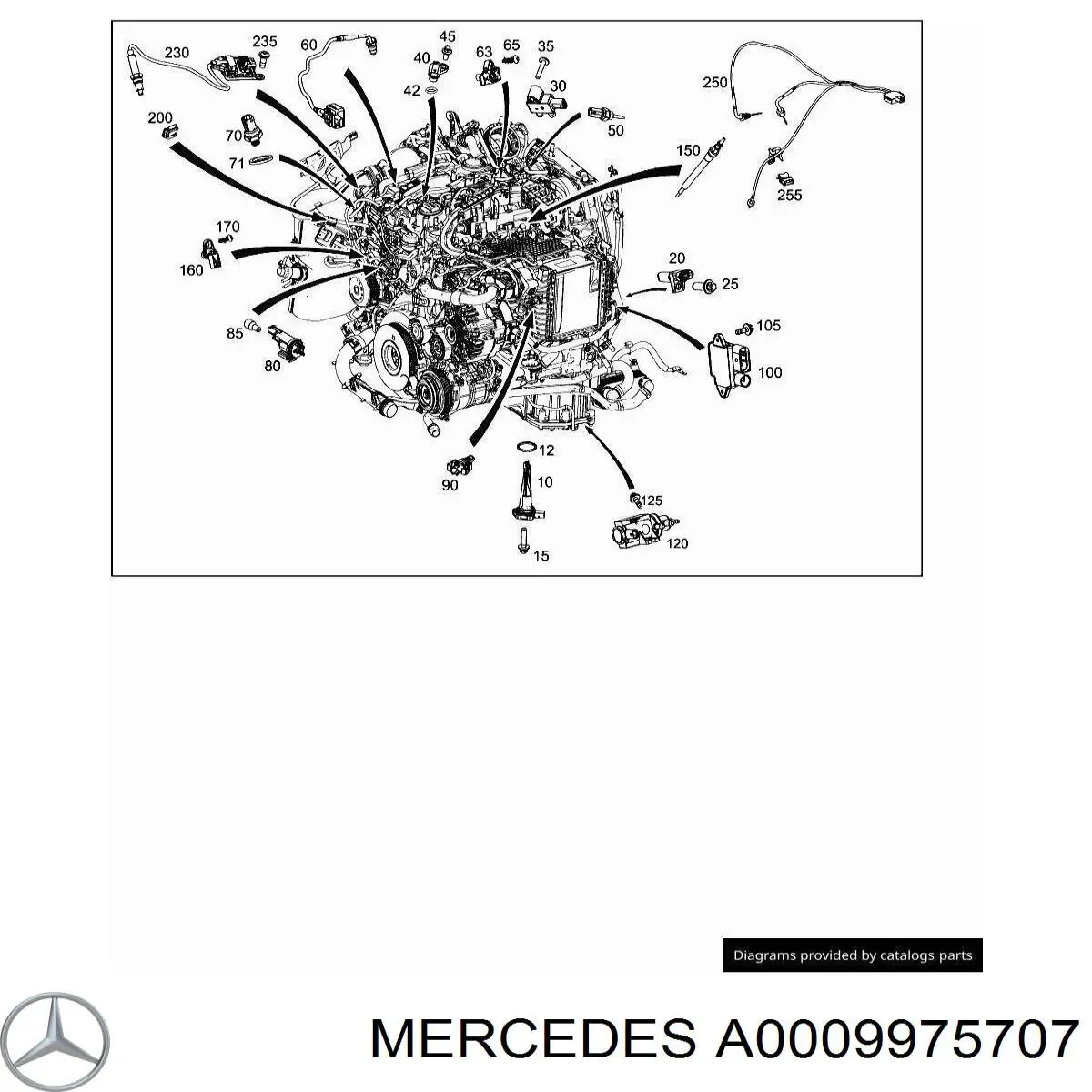  Mercedes A000997570764 ціна, від 5.50 USD