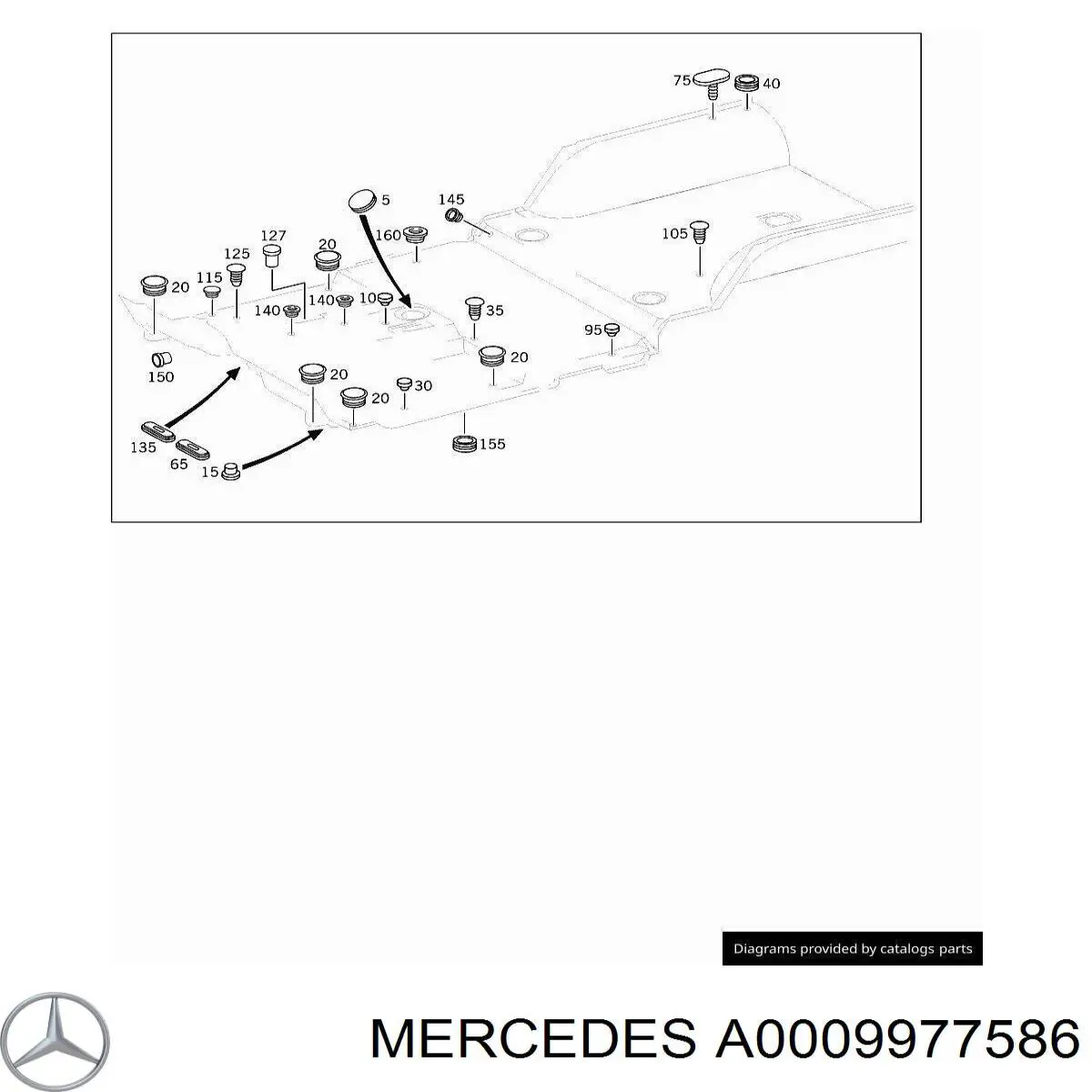 A0009977586 Mercedes 