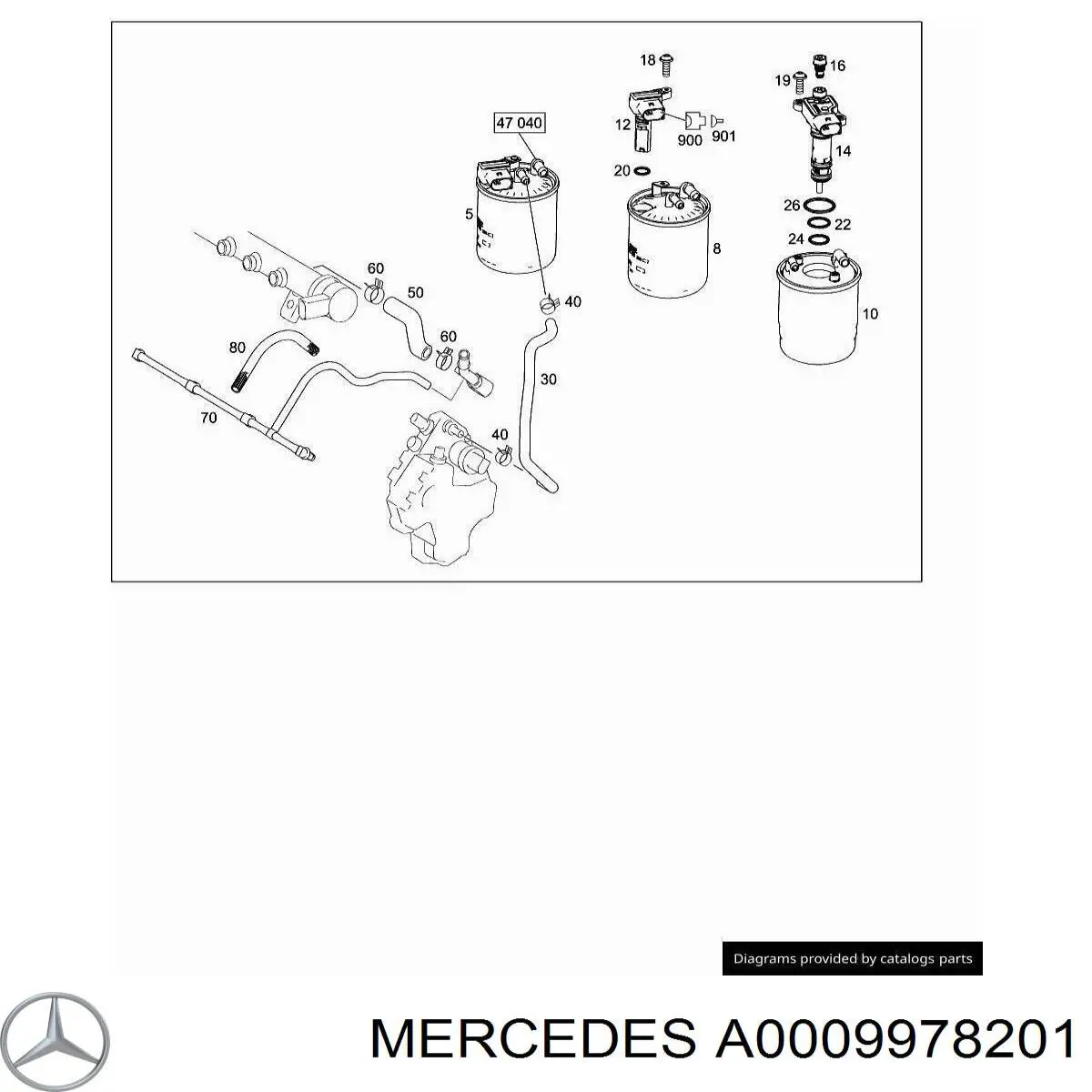  Mercedes A0009978201 ціна, від 11.20 USD