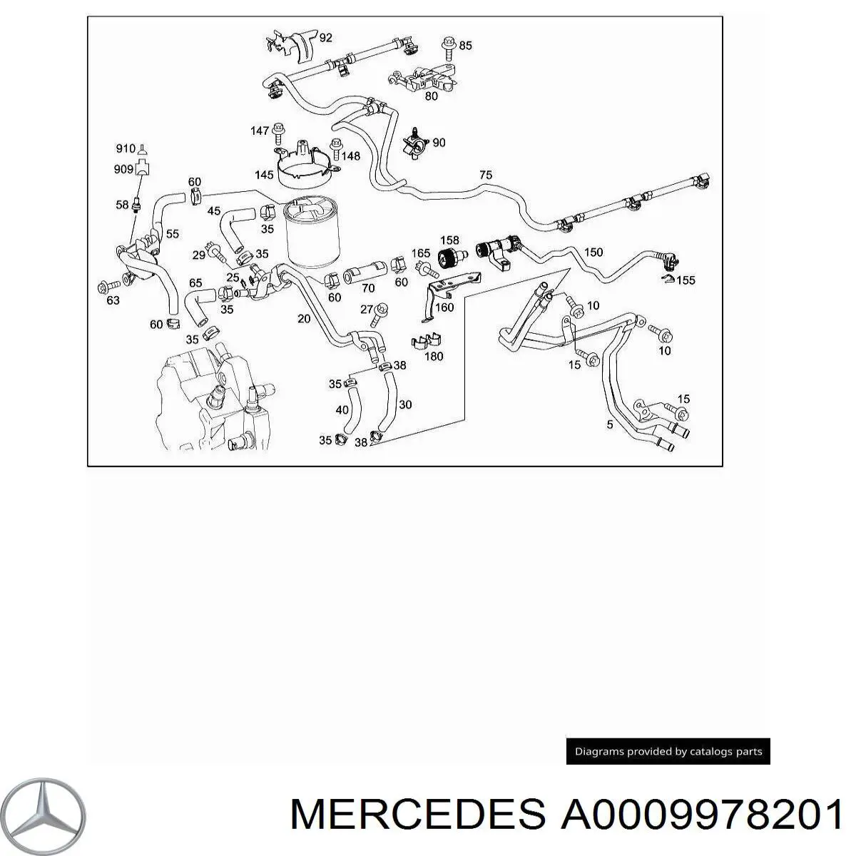A0009978201 Mercedes 