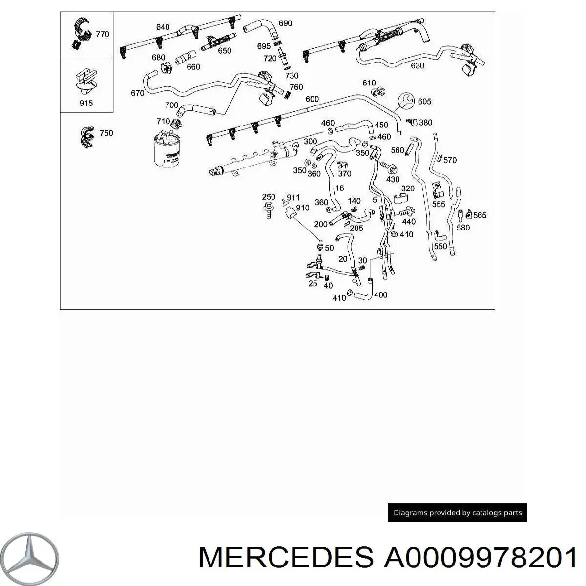Купити A0009978201 Mercedes 