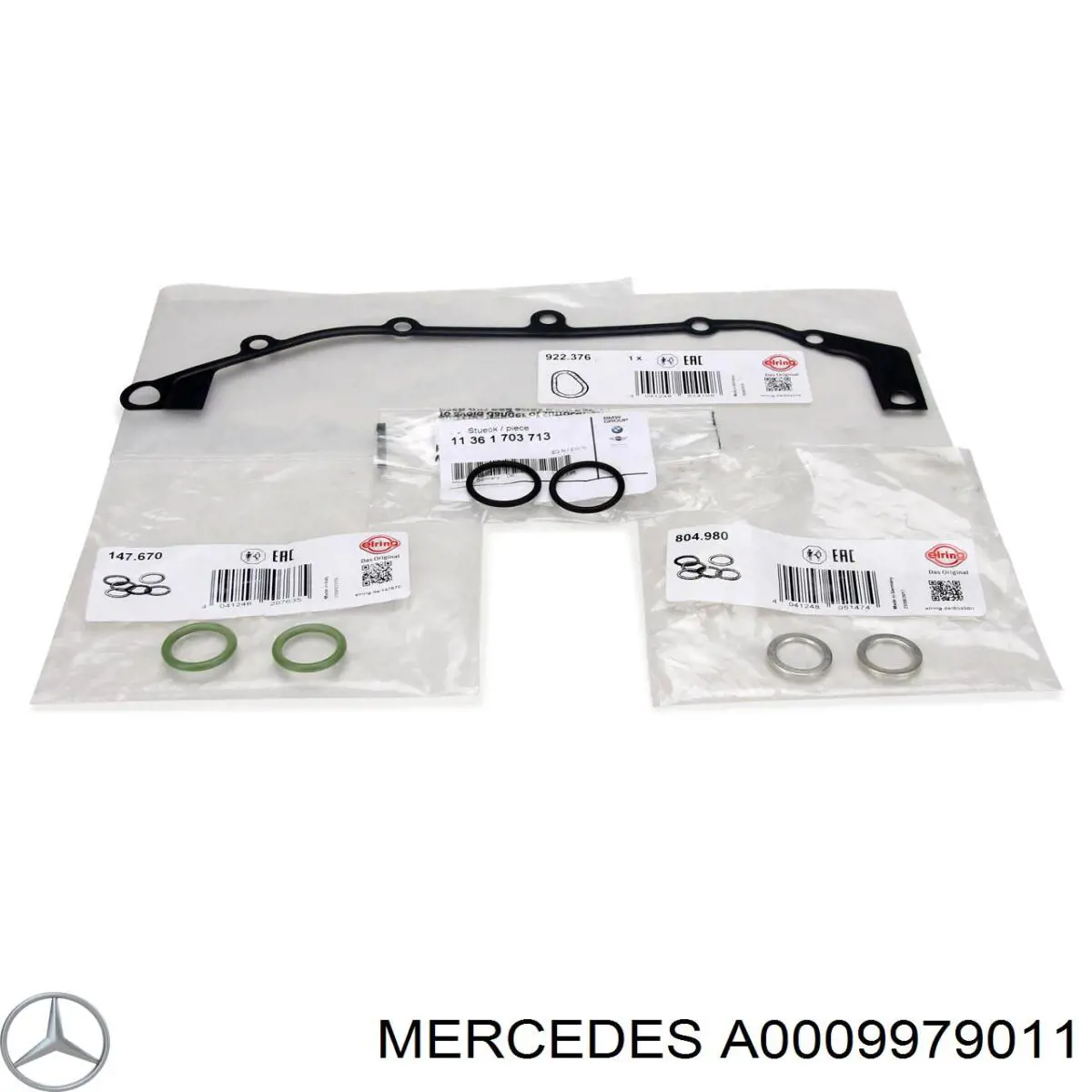 Прокладка датчика положення коленвала Mercedes A0009979011 ціна, від 2.61 USD