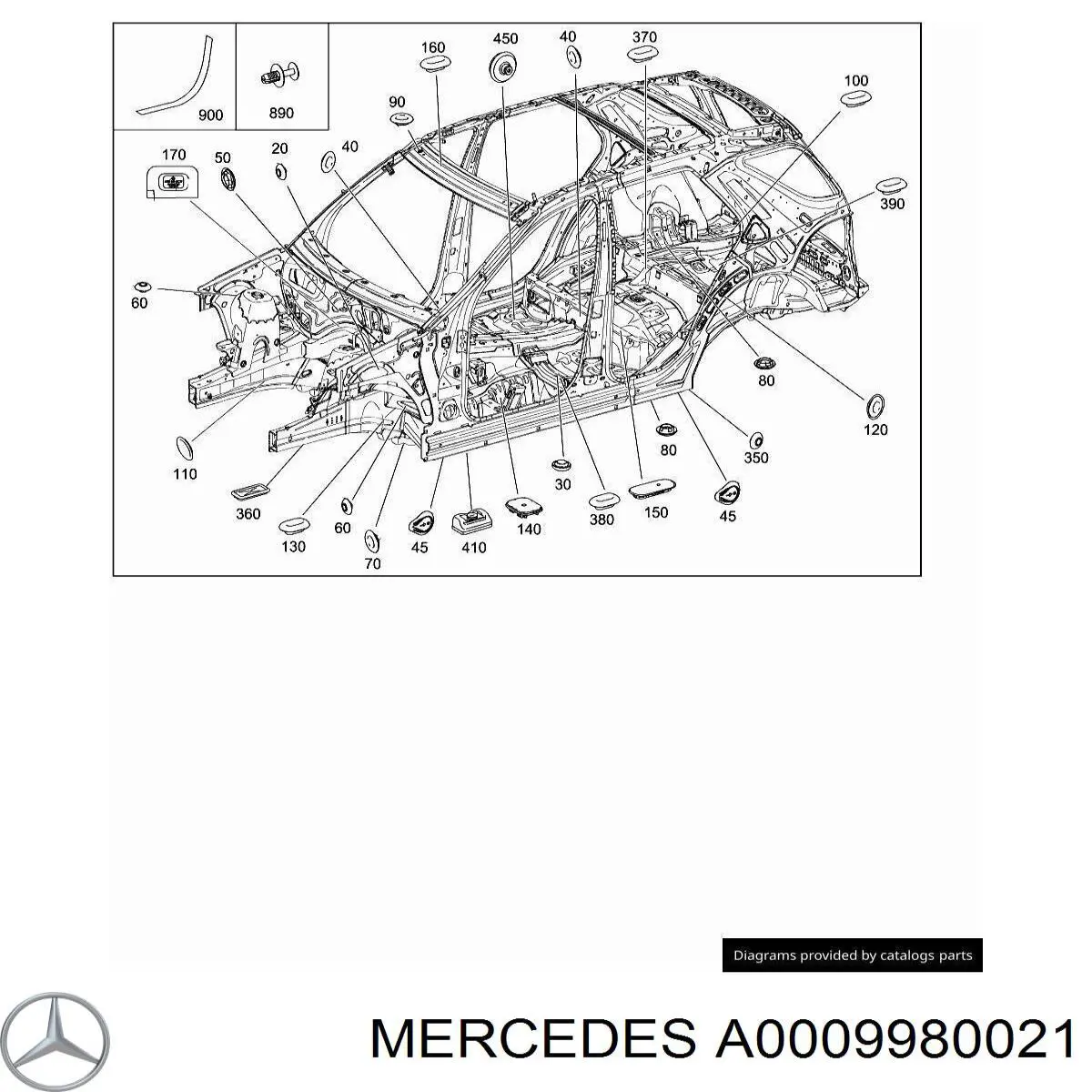  Mercedes A0009980021 ціна, від 3.52 USD