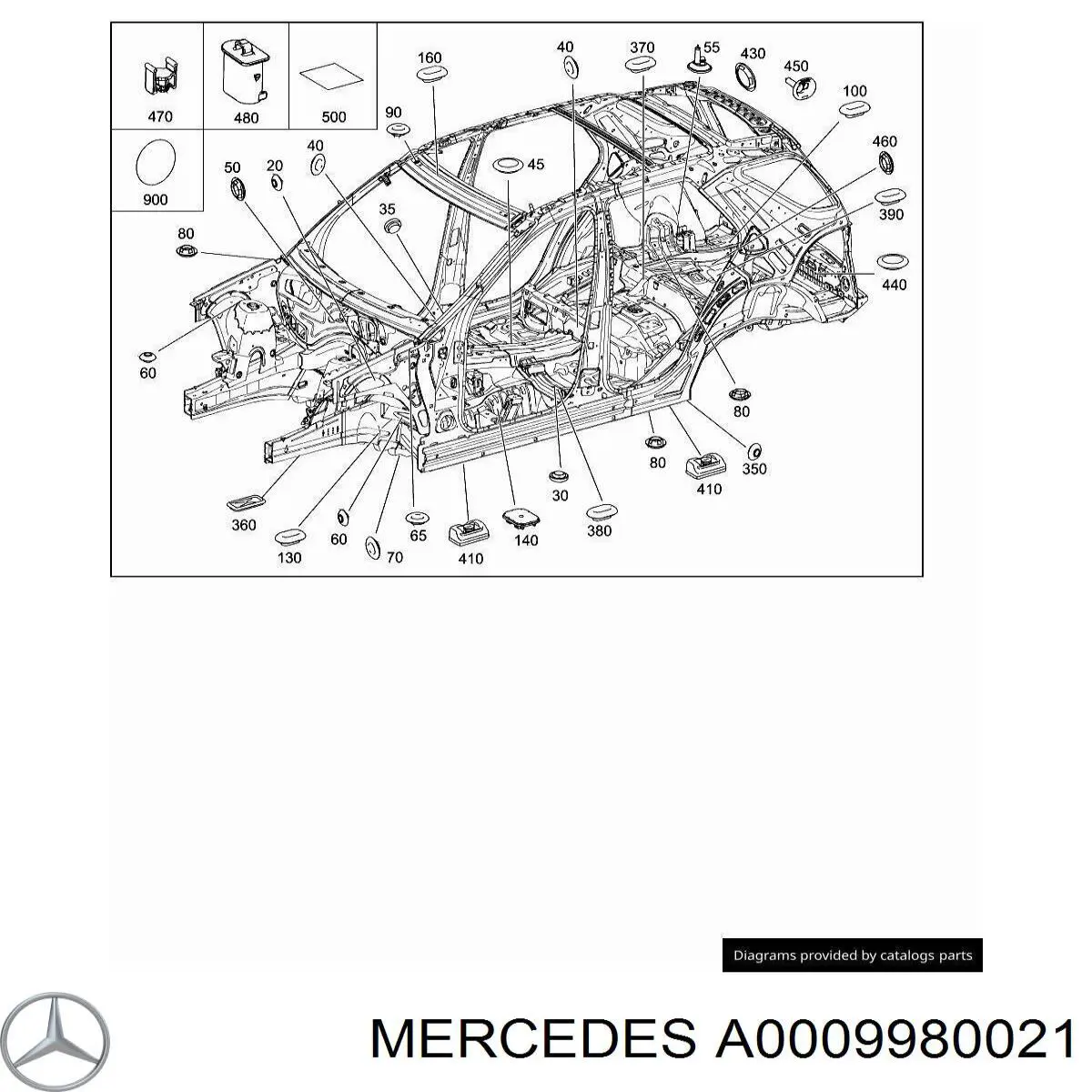 A0009980021 Mercedes 