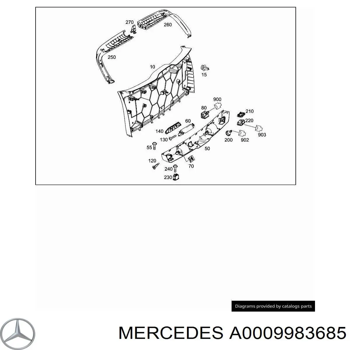 A0009983685 Mercedes 