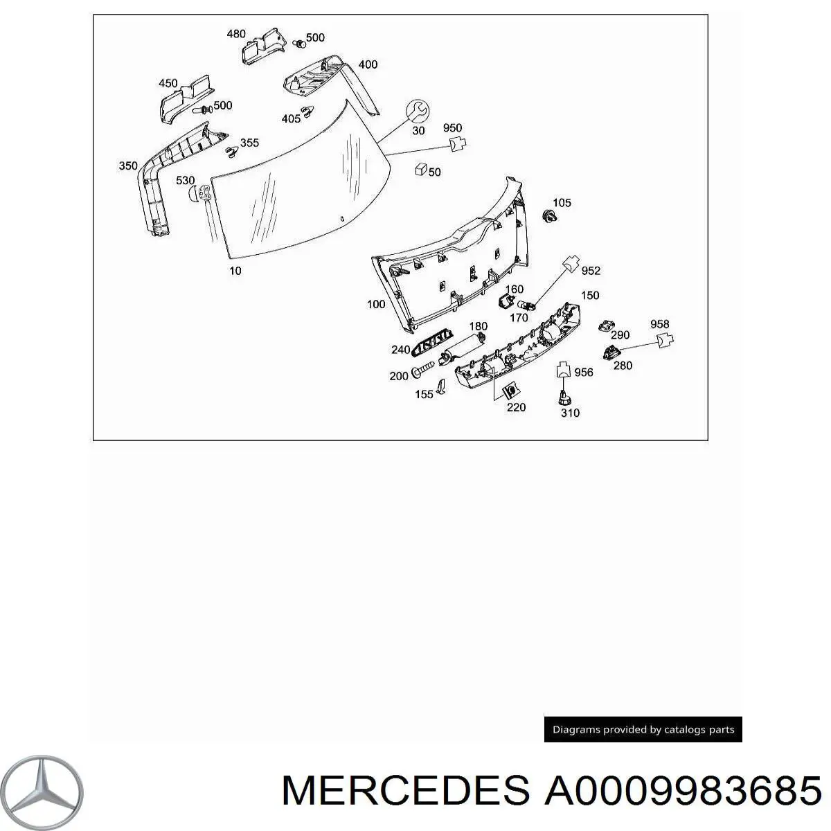 Купити A0009983685 Mercedes 