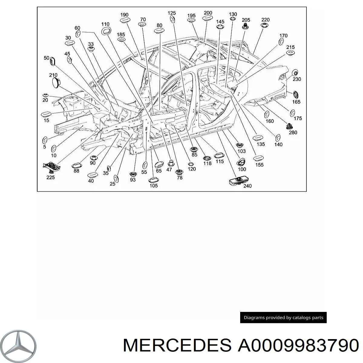 A0009983790 Mercedes 