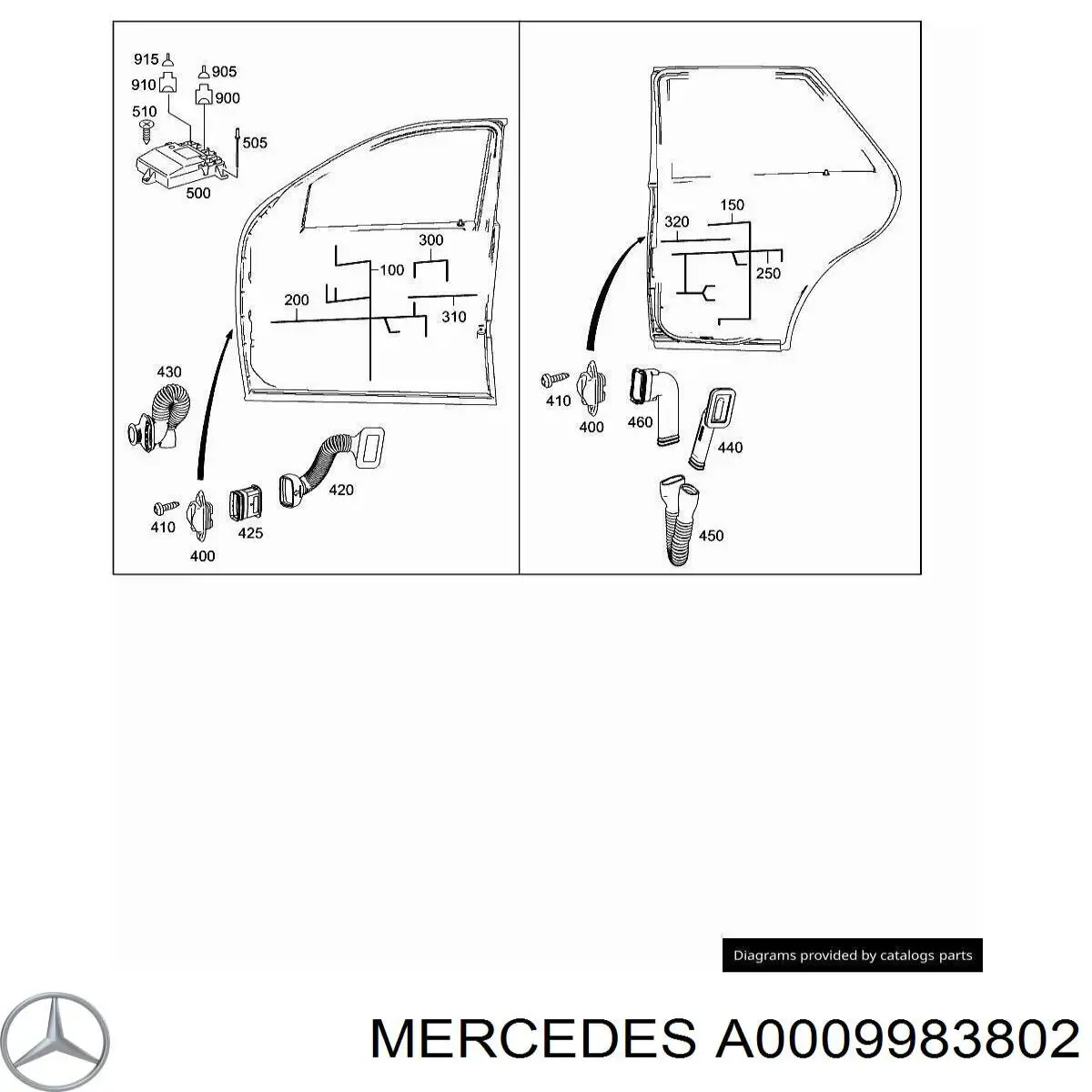  Mercedes A0009983802 ціна, від 6.33 USD