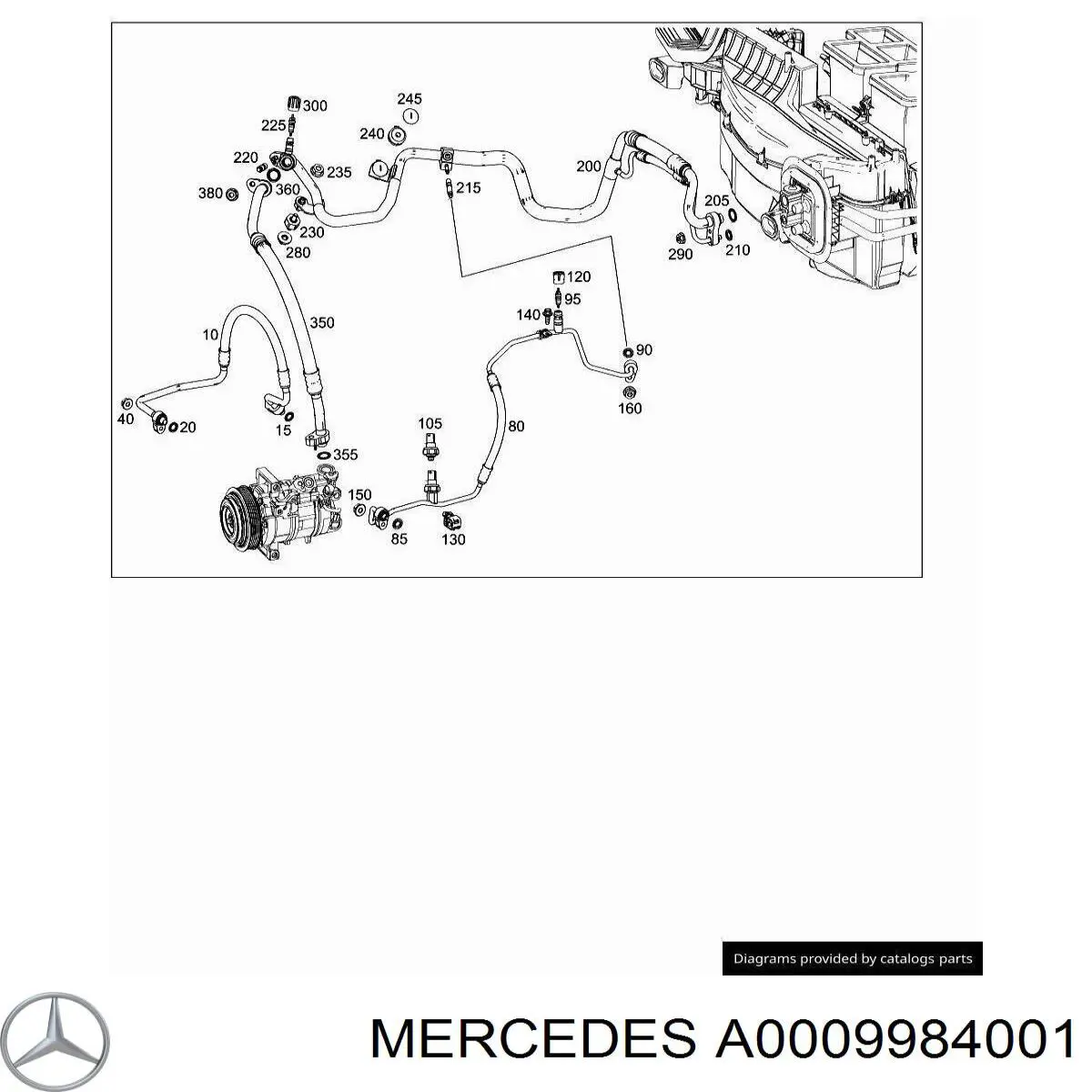 A0009984001 Mercedes 