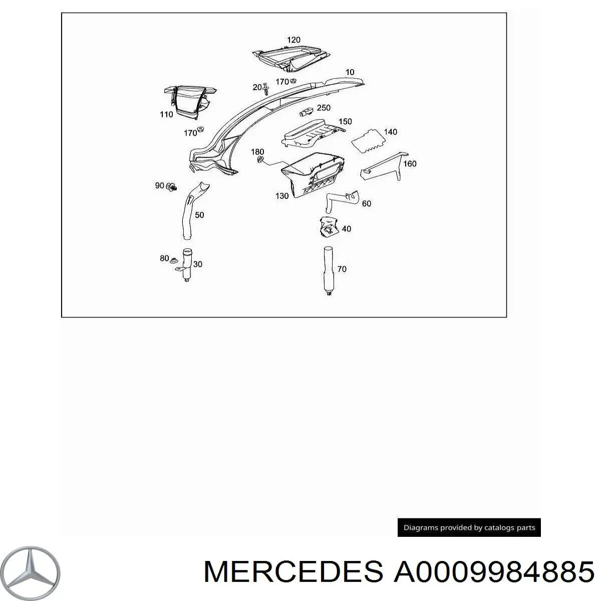 A0019889581 Mercedes 