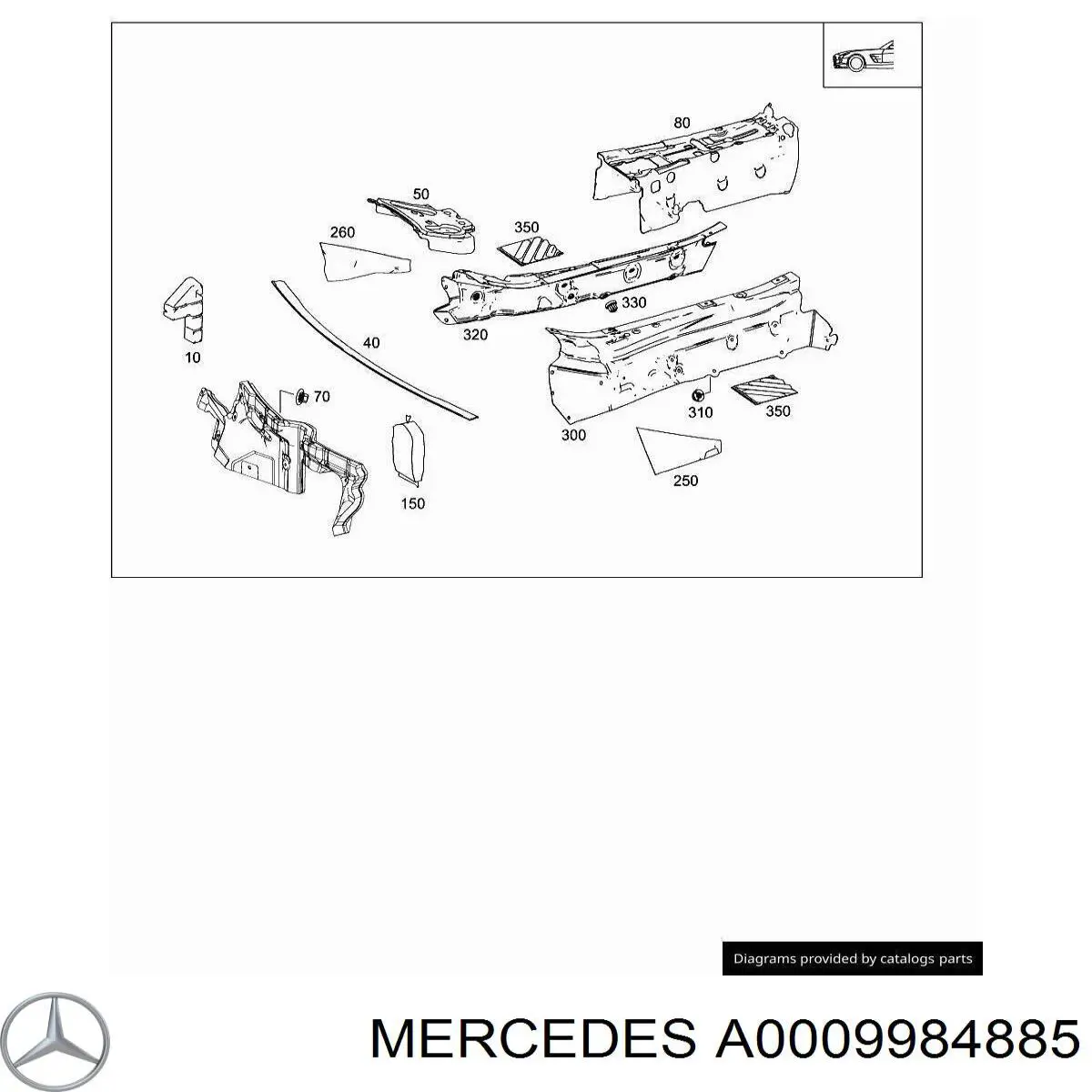 Купити A0019889581 Mercedes 