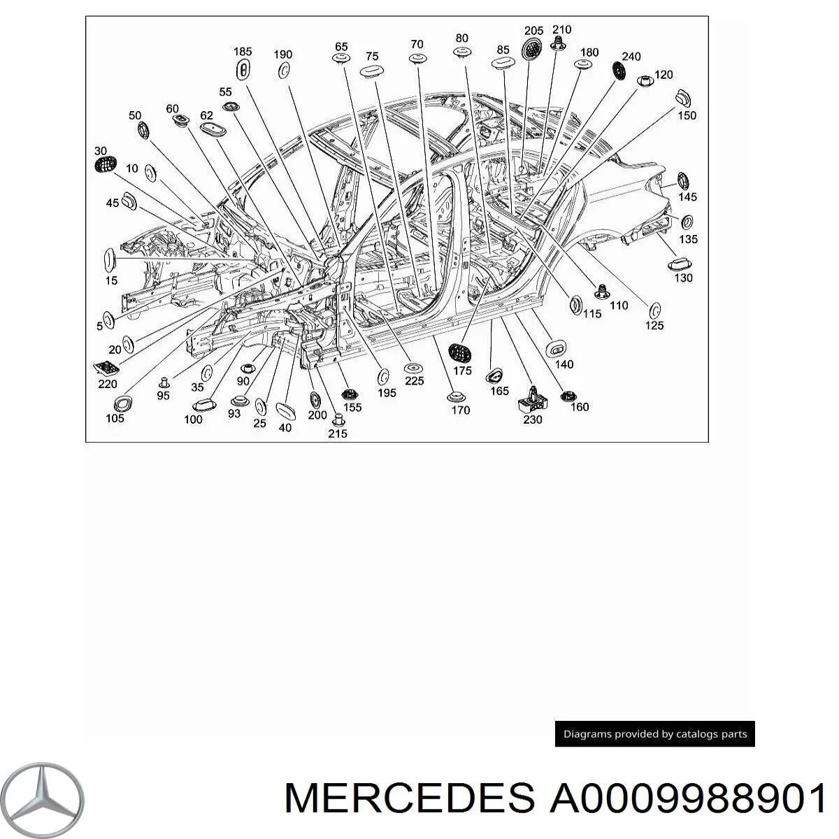  Mercedes A000998240128 ціна, від 0.76 USD