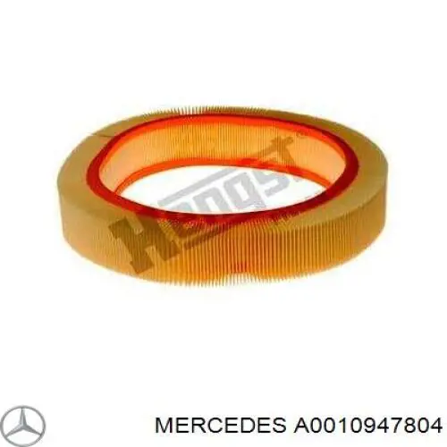 A0010947804 Mercedes фільтр повітряний