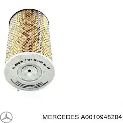 Елемент повітряного фільтра Mercedes A0010948204 ціна, від 11.32 USD