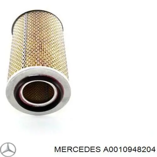 A0010948204 Mercedes Повітряний фільтр двигуна