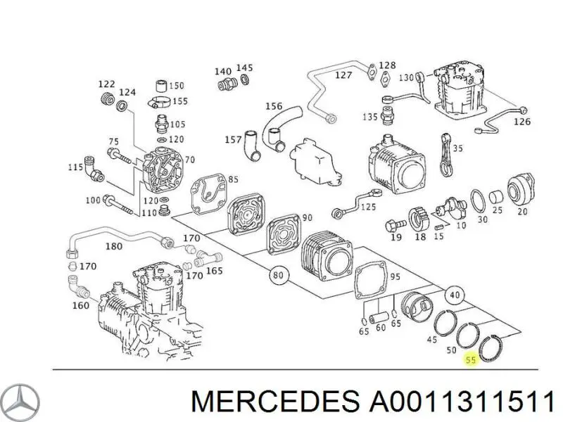 A0011311511 Mercedes 