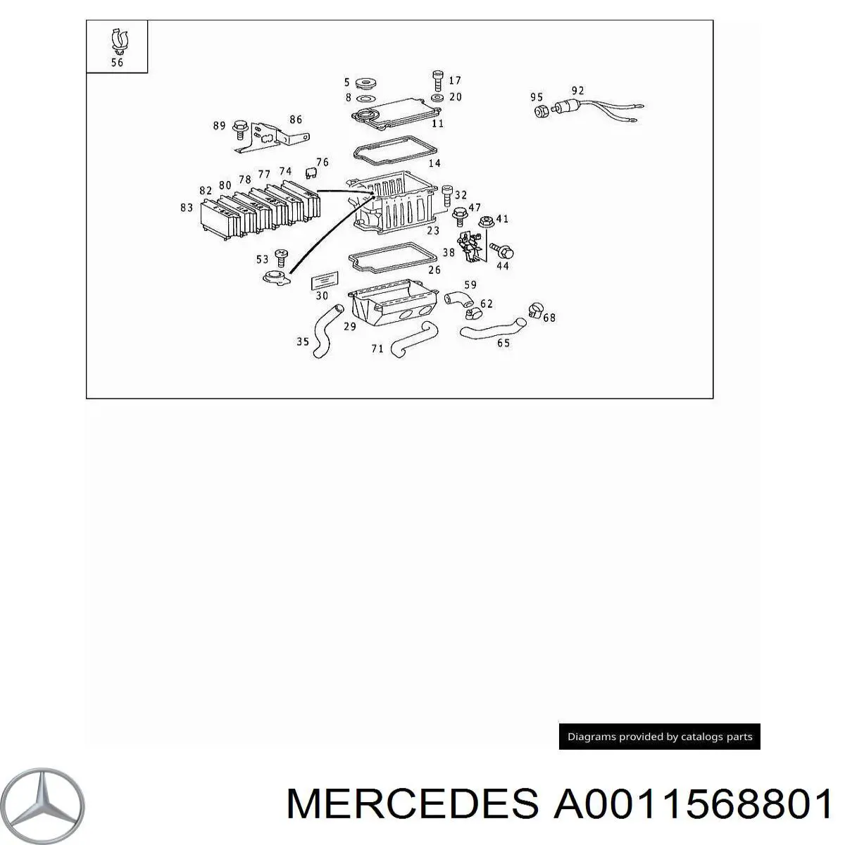  0011568801 Mercedes