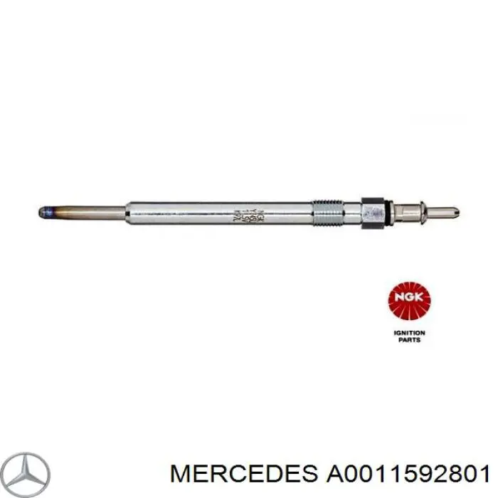 Купити A0011592801 Mercedes Свічка накалу