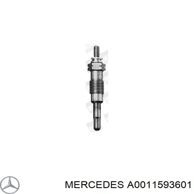 Купити A0011593601 Mercedes Свічка накалу