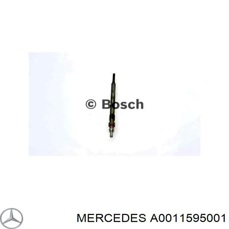 Купити A0011595001 Mercedes Свічка накалу