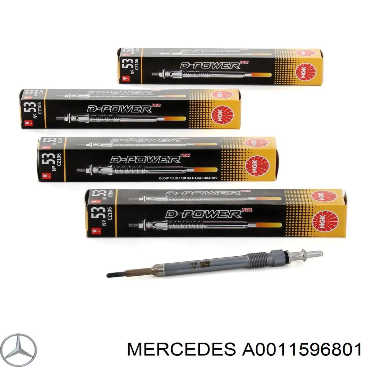 Свічка накалу A0011596801 Mercedes