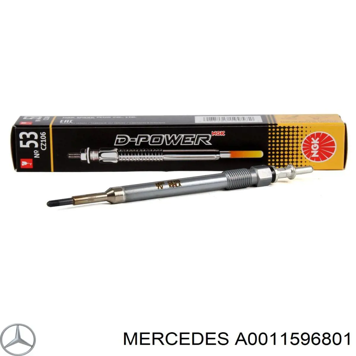 Свічка накалу A0011596801 Mercedes