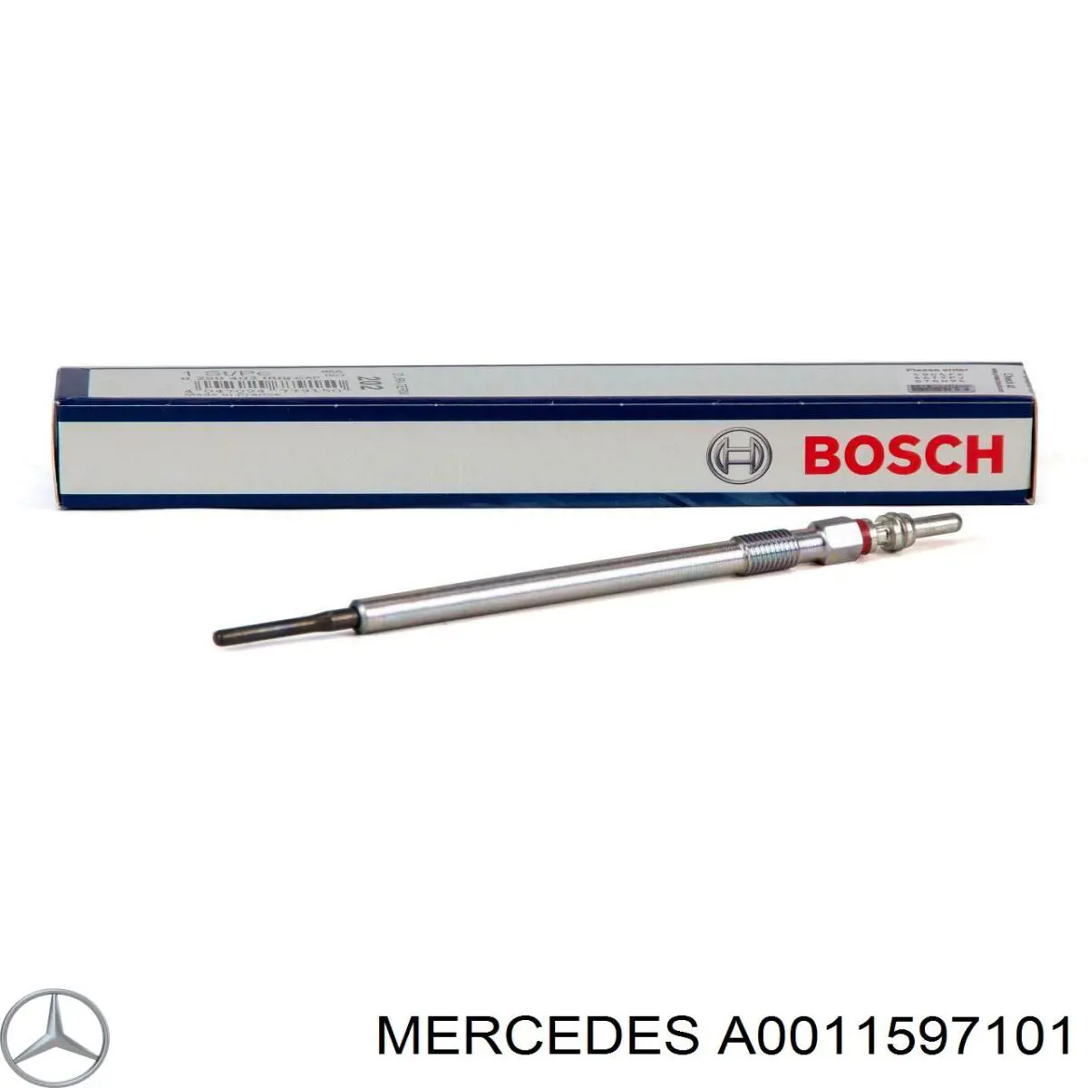 Свіча накалу Mercedes A0011597101 ціна, від 8.53 USD