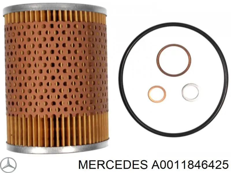 Купити A0011846425 Mercedes Фільтр очищення масла відцентровий