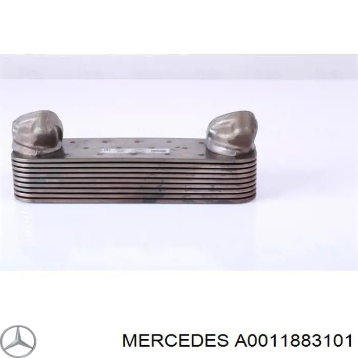 Радіатор масляний Mercedes A0011883101 ціна, від 83.64 USD