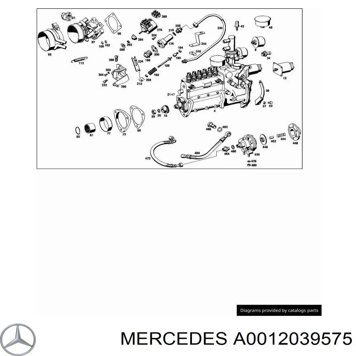  Mercedes A0012039575 ціна, від 163.02 USD