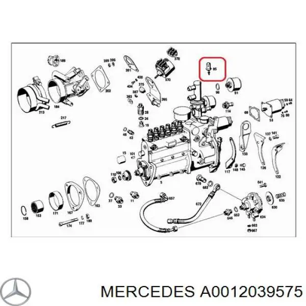 Купити A0012039575 Mercedes 