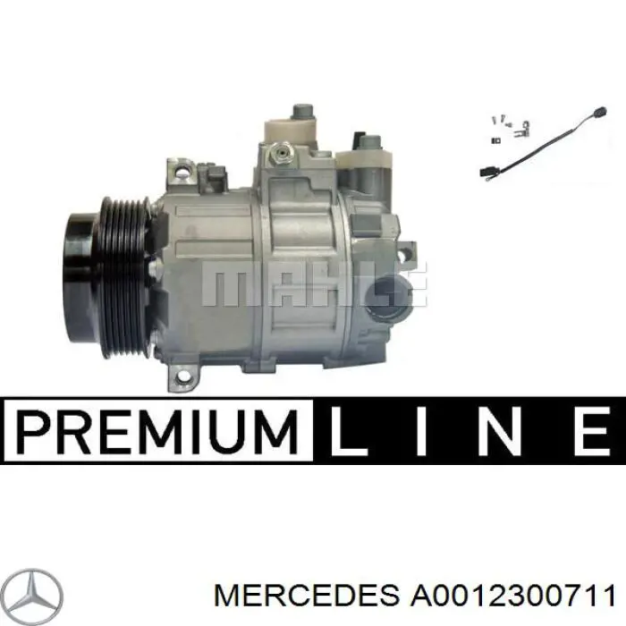 Компресор кондиціонера A0012300711 Mercedes