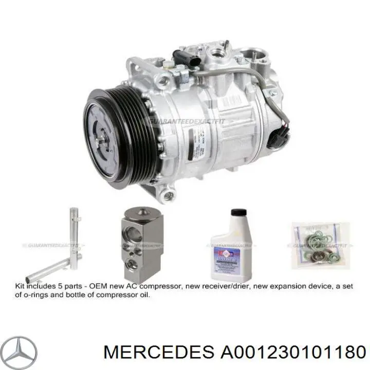 Компресор кондиціонера A001230101180 Mercedes