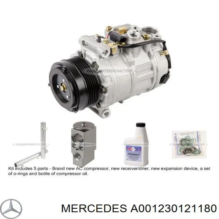 Компресор кондиціонера A001230121180 Mercedes