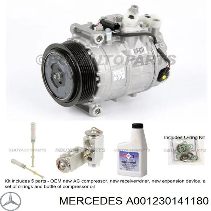 A001230141180 Mercedes компресор кондиціонера