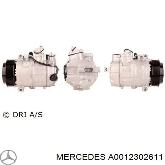 Купити A0012302611 Mercedes Компресор кліматичної установки