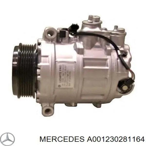 Компресор системи кондиціювання Mercedes A001230281164 ціна, від 146.30 USD