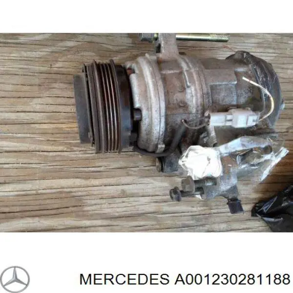 Компресор кондиціонера A001230281188 Mercedes