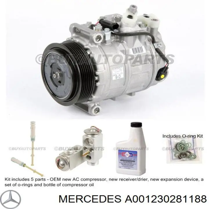 A001230281188 Mercedes компресор кондиціонера
