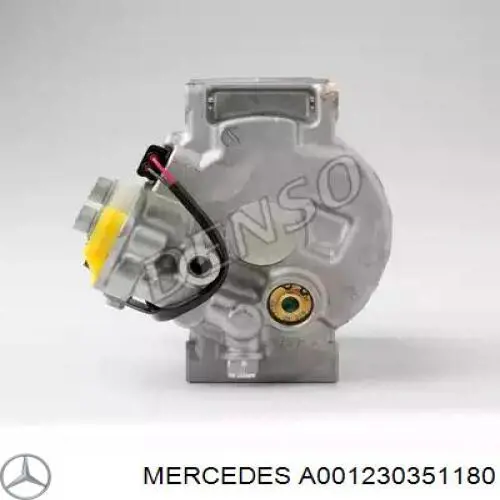 Компресор системи кондиціювання Mercedes A001230351180 ціна, від 179.96 USD