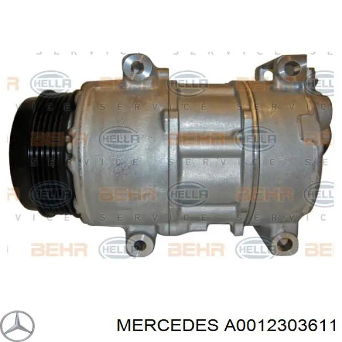 Купити A0012303611 Mercedes Компресор кліматичної установки