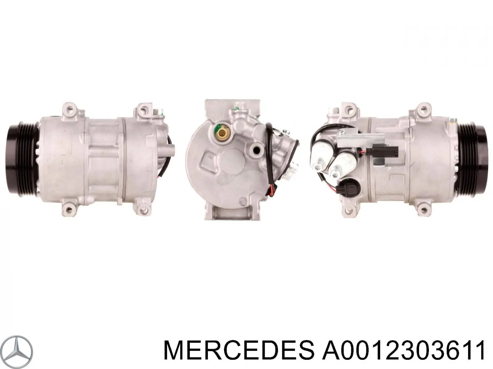 Купити A0012303611 Mercedes Компресор кліматичної установки