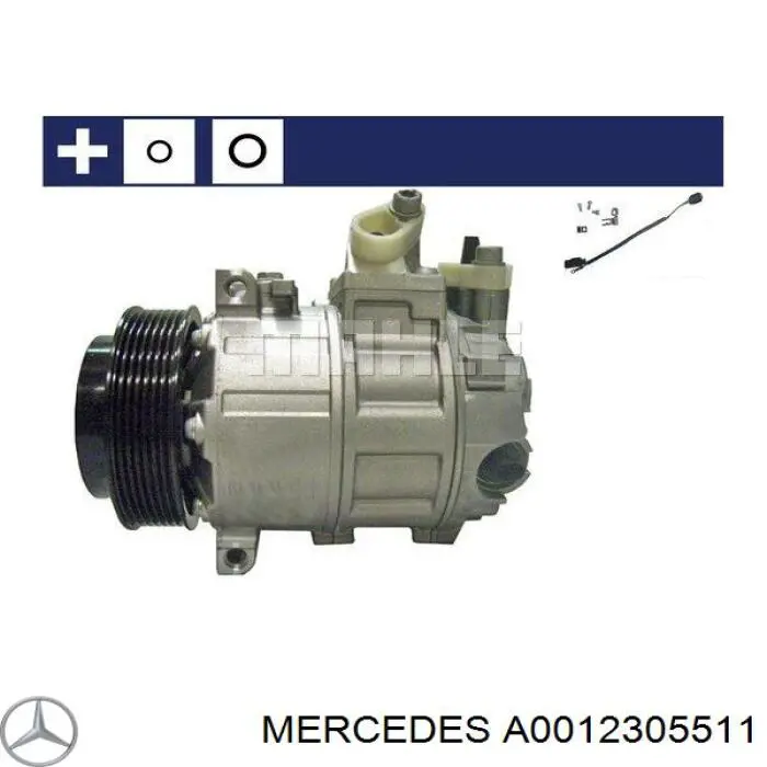 Купити A0012305511 Mercedes Компресор кліматичної установки