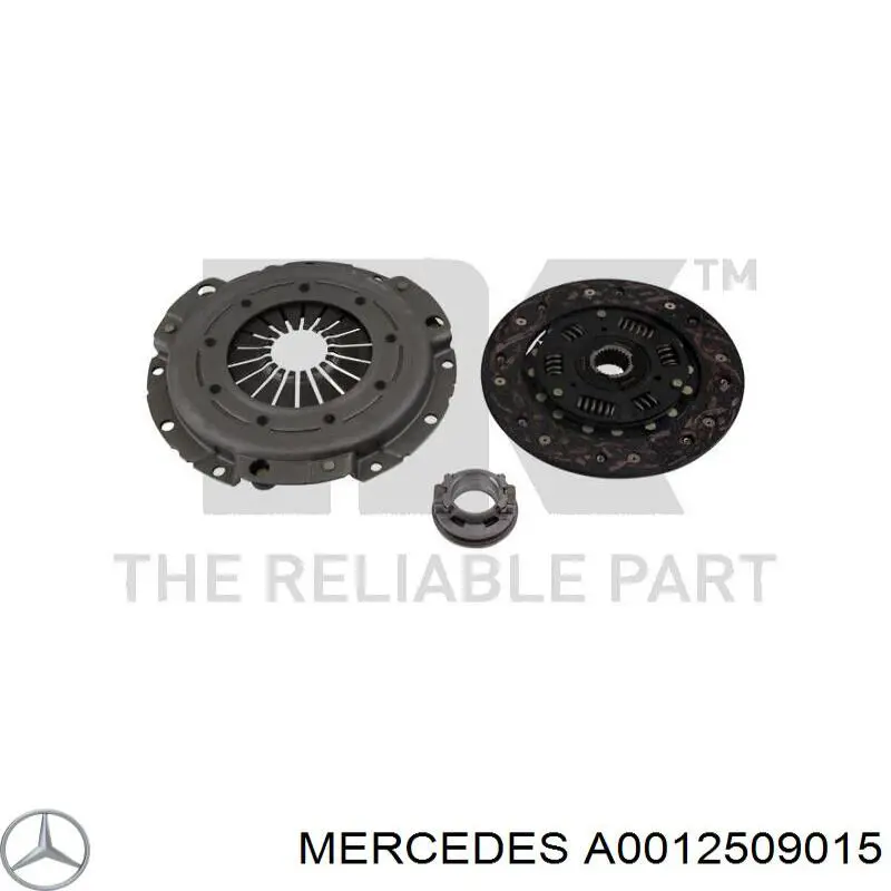 Вижимний підшипник Mercedes A0012509015 ціна, від 31.34 USD