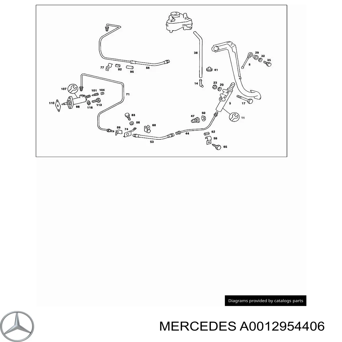 ГЦЗ Mercedes A0012954406 ціна, від 17.95 USD