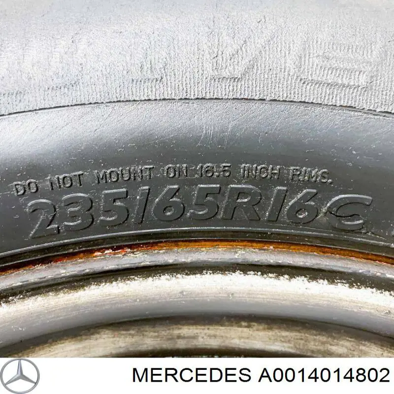 Купити 14014802 Mercedes иски сталеві