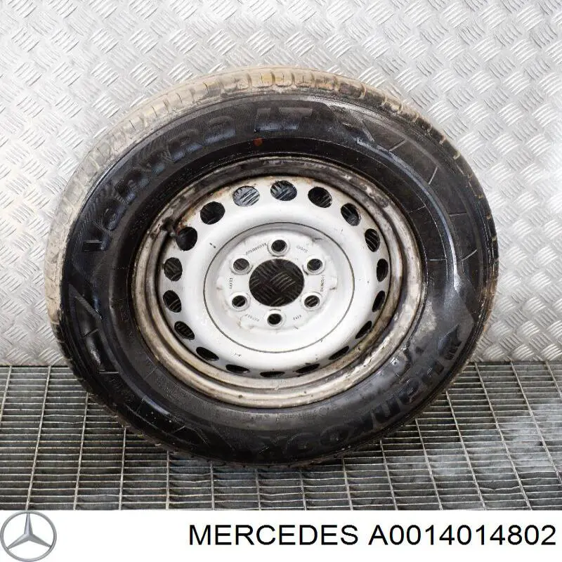 Диск колісний стальний (штампований) A0014014802 Mercedes