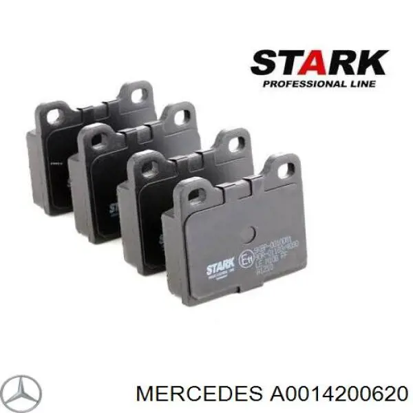 Задні гальмівні колодки Mercedes A0014200620 ціна, від 12.67 USD
