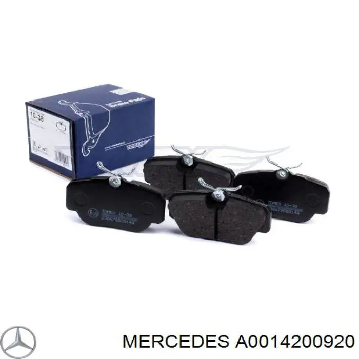 Гальмівні колодки Mercedes A0014200920 ціна, від 16.94 USD